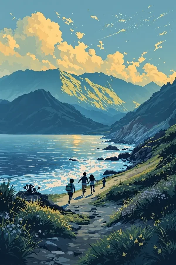 《山与海的孩子》(2022)电影海报