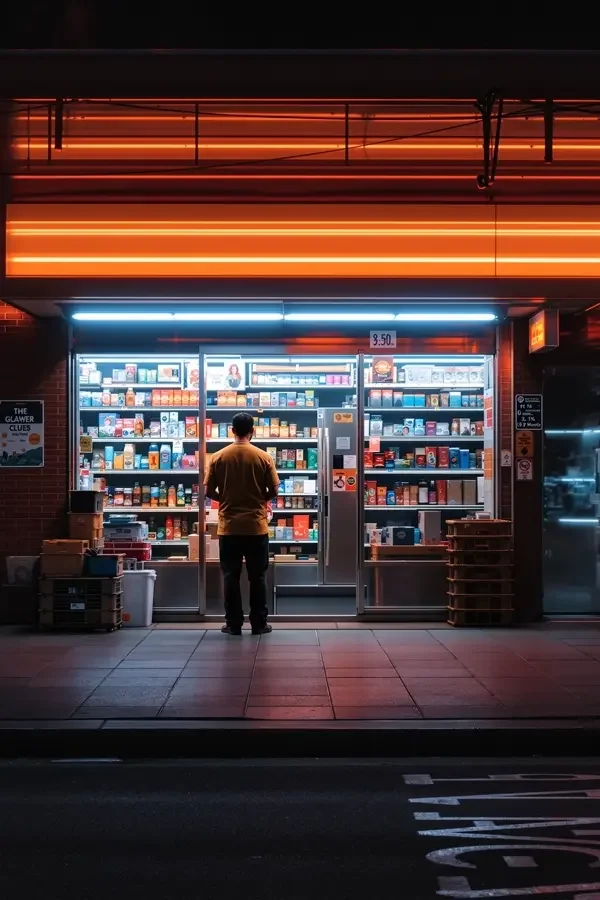 《便利店之夜》（2018）电影海报
