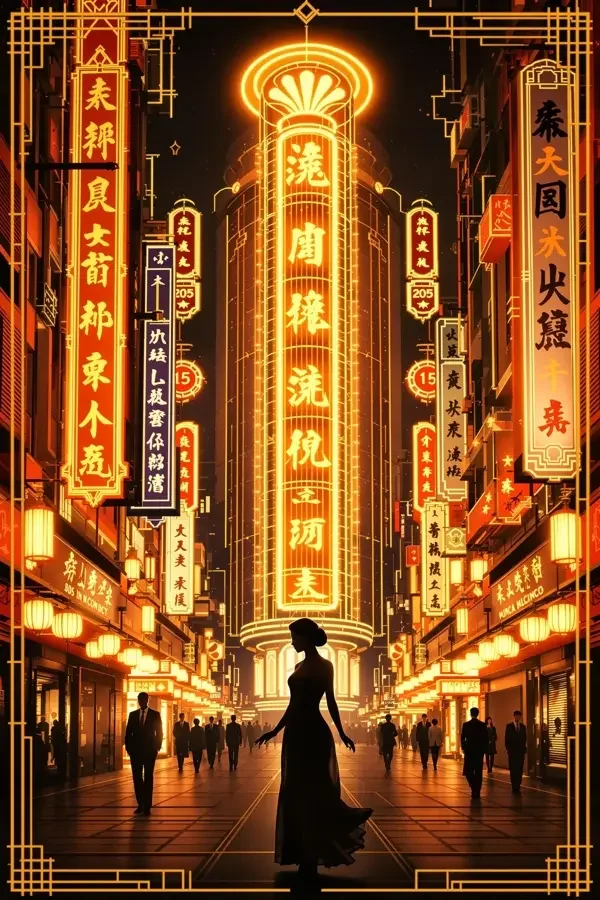 《夜上海》（1937）电影海报
